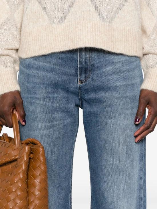 25FW 브루넬로 쿠치넬리 스트레이트 팬츠 MP114P5941 C8986 - BRUNELLO CUCINELLI