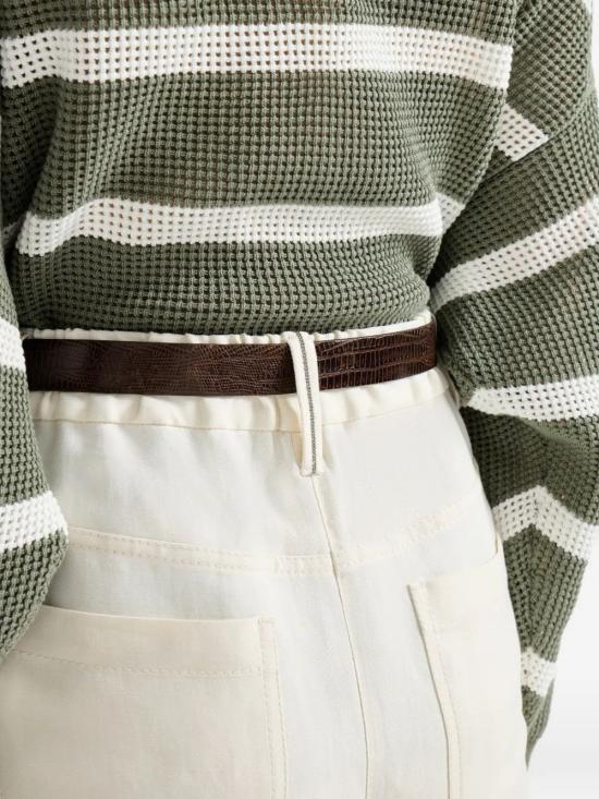 26SS 브루넬로 쿠치넬리 스트레이트 팬츠 MH126P9148 C579 - BRUNELLO CUCINELLI