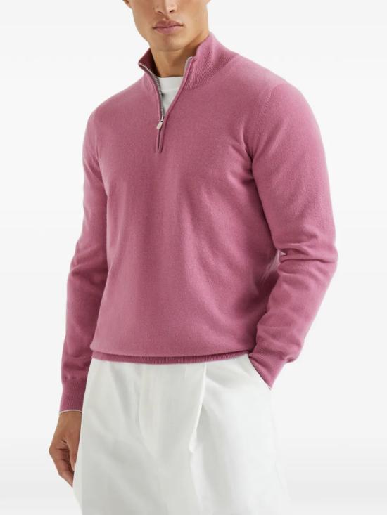 25FW 브루넬로 쿠치넬리 캐시미어 집업 니트 M2200124 CRZ64 - BRUNELLO CUCINELLI