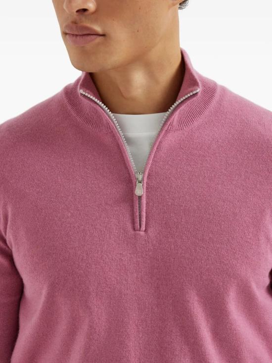 25FW 브루넬로 쿠치넬리 캐시미어 집업 니트 M2200124 CRZ64 - BRUNELLO CUCINELLI