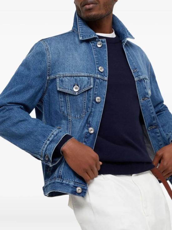 25FW 브루넬로 쿠치넬리 캐시미어 니트 M2200100 CW425 NAVY - BRUNELLO CUCINELLI