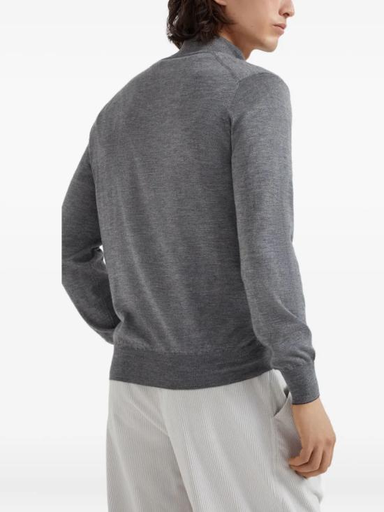 25FW 브루넬로 쿠치넬리 캐시미어와 실크 가디건 M2300106 CG217 - BRUNELLO CUCINELLI