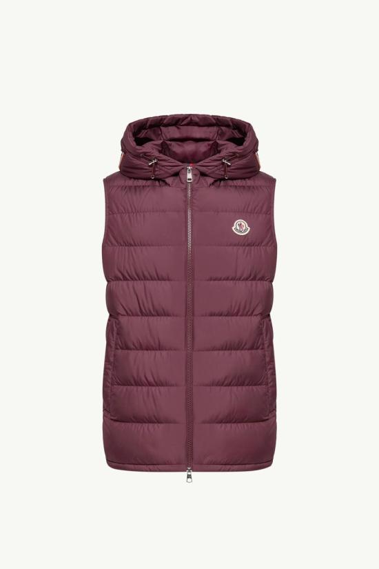 26SS 몽클레어 베스트 L10911A00019597X2 464 DARK RED