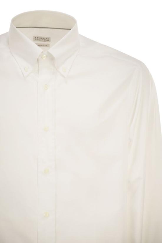 25FW 브루넬로 쿠치넬리 버튼다운 칼라 셔츠 MBUC40038 C159 - BRUNELLO CUCINELLI