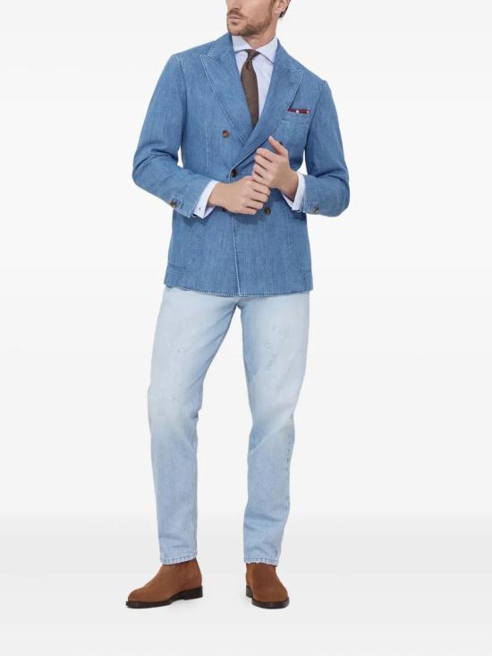 25FW 브루넬로 쿠치넬리 긴팔 셔츠 MBUC41718 C735 - BRUNELLO CUCINELLI