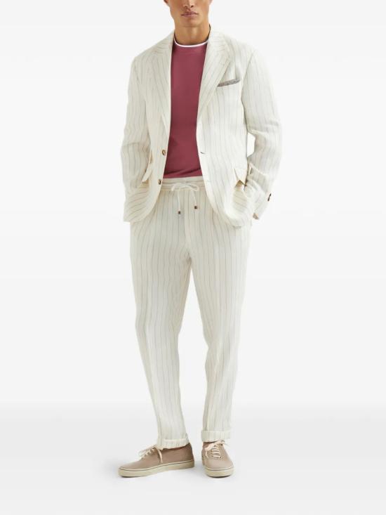 26SS 브루넬로 쿠치넬리 자수 로고 티셔츠 M0B137427 CMJ53 - BRUNELLO CUCINELLI