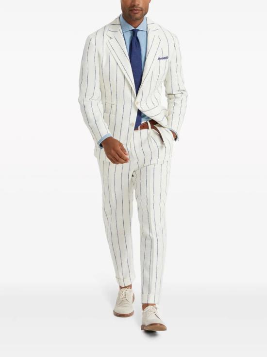 25FW 브루넬로 쿠치넬리 긴팔 셔츠 MW6861718 C011 BLU COLORATO - BRUNELLO CUCINELLI