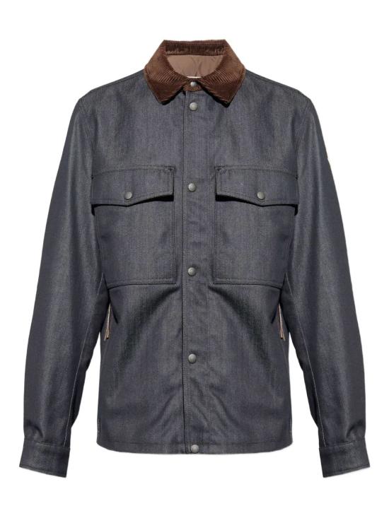 25FW 몽클레어 긴팔 셔츠 K20912F00024598X1 76C DARK BLUE