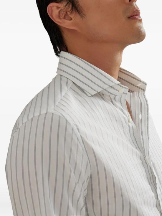 25FW 브루넬로 쿠치넬리 긴팔 셔츠 MM6360627 C016 - BRUNELLO CUCINELLI