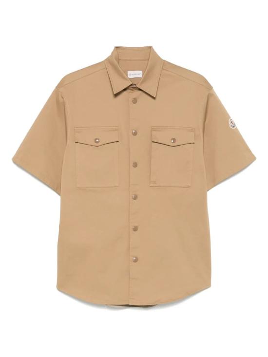 25FW 몽클레어 긴팔 셔츠 K20912F00008598QH 248 MOCCA