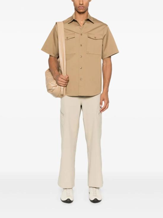 25FW 몽클레어 긴팔 셔츠 K20912F00008598QH 248 MOCCA - MONCLER