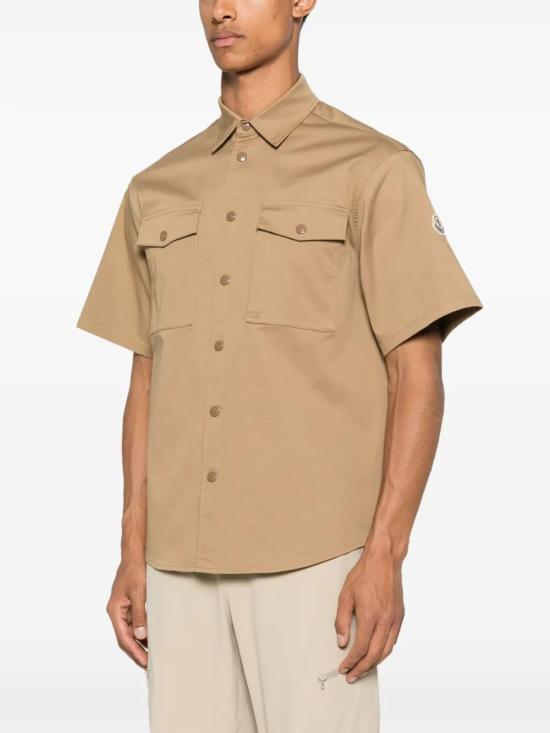 25FW 몽클레어 긴팔 셔츠 K20912F00008598QH 248 MOCCA - MONCLER