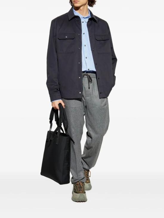 25FW 몽클레어 긴팔 셔츠 K20912F00015598RU 778 NAVY - MONCLER