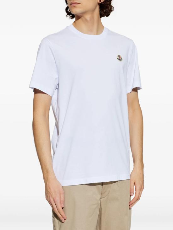 26SS 몽클레어 반팔 티셔츠 L10918C00032829H8 001 WHITE - MONCLER