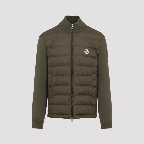 26SS 몽클레어 패딩 집업 코튼 가디건 L10919B00020M1115 828 OLIVE - MONCLER
