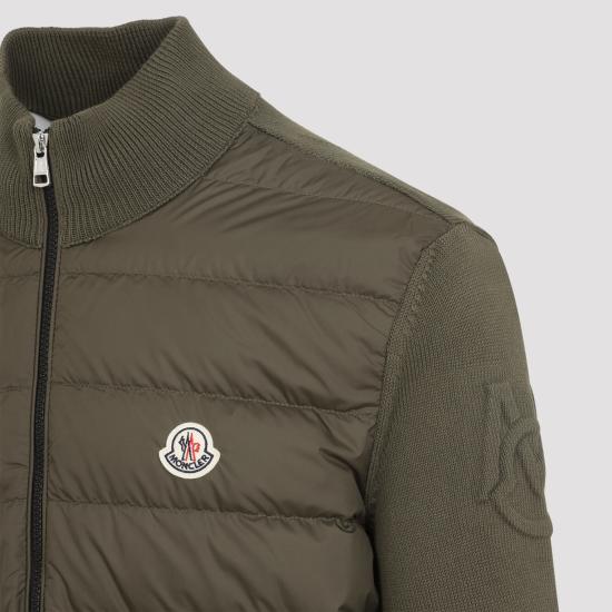 26SS 몽클레어 패딩 집업 코튼 가디건 L10919B00020M1115 828 OLIVE - MONCLER