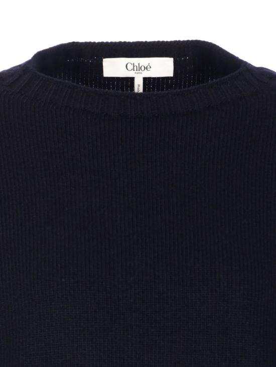 25FW 끌로에 스웨터 CH25AMP48810 4C4 NAVY - CHLOE