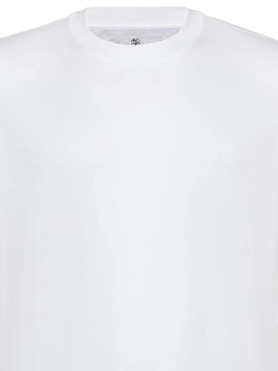 25FW 브루넬로 쿠치넬리 코튼 저지 크루넥 티셔츠 M0B131308 C6159 - BRUNELLO CUCINELLI