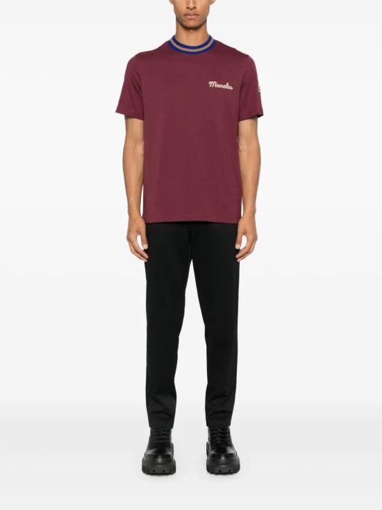 25FW 몽클레어 반팔 티셔츠 K20918C0002289AJS 468 MISCELLANEOUS - MONCLER