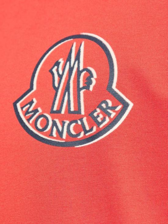 25FW 몽클레어 반팔 티셔츠 K20918C0005789AZ9 45C RED - MONCLER