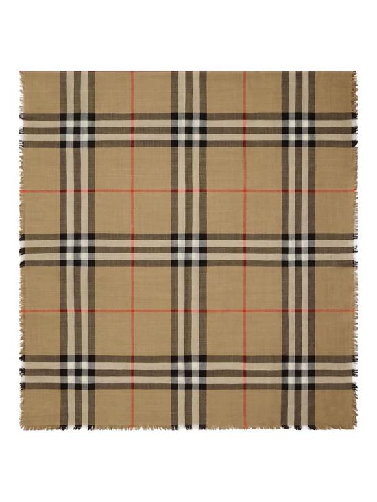25FW 버버리 리버시블 체크 울 실크 스카프 8116748 C3264 SANDVOLE BROWN C3264 SAND VOLE BROWN