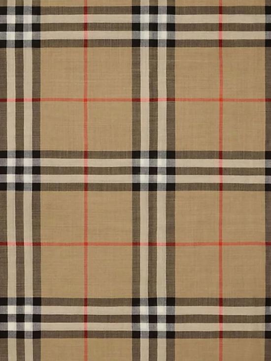 25FW 버버리 리버시블 체크 울 실크 스카프 8116748 C3264 SANDVOLE BROWN C3264 SAND VOLE BROWN - BURBERRY