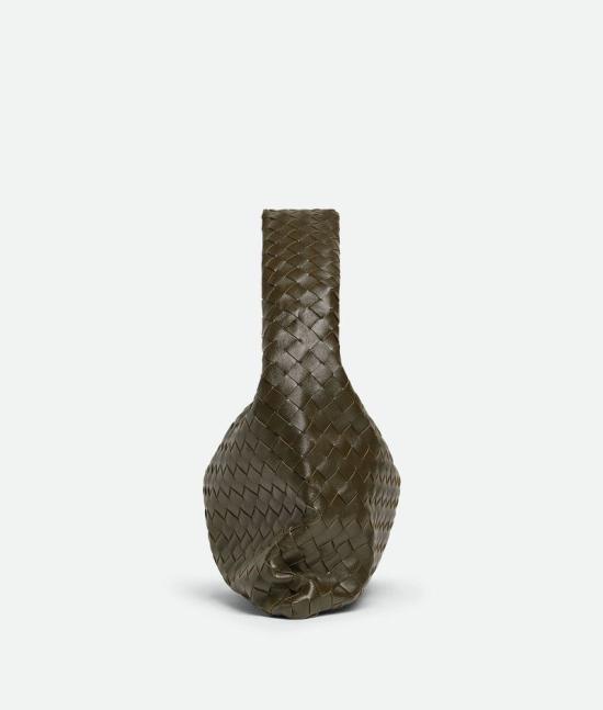 25FW 보테가베네타 스몰 홉 숄더백 796262V3IV1 3387 KAKIM BRASS 3387 KAKI M BRASS - BOTTEGA VENETA