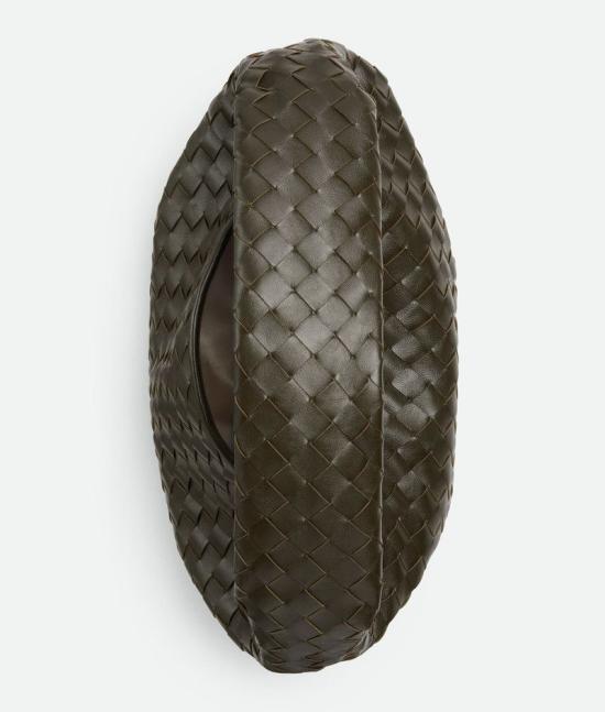 25FW 보테가베네타 스몰 홉 숄더백 796262V3IV1 3387 KAKIM BRASS 3387 KAKI M BRASS - BOTTEGA VENETA