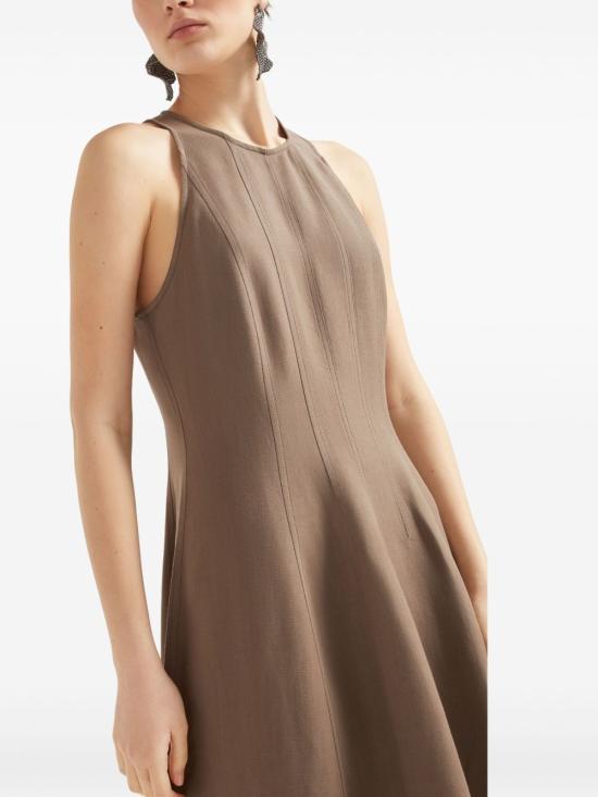 25SS 브루넬로 쿠치넬리 미디 원피스 MH126A5171 C2925 - BRUNELLO CUCINELLI