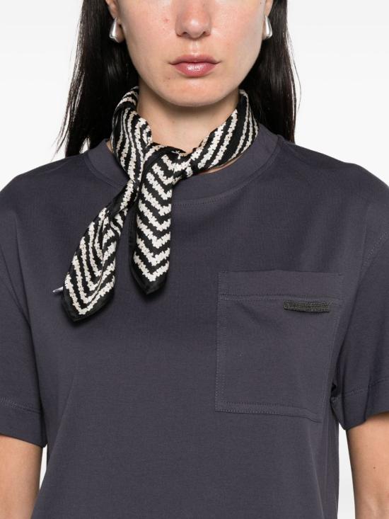 25FW 브루넬로 쿠치넬리 반팔 티셔츠 MPT81EC710 C7186 - BRUNELLO CUCINELLI