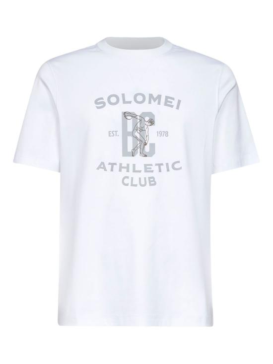 25FW 브루넬로 쿠치넬리 반팔 티셔츠 M0B133386G C6159