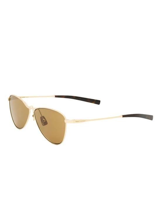 25FW 생로랑 선글라스 843055Y9969 8013 GOLD GOLD BROWN - SAINT LAURENT