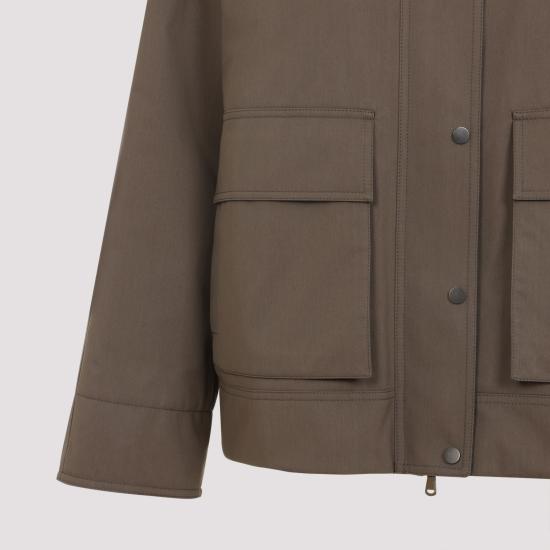 25FW 브루넬로 쿠치넬리 테크노 코튼 자켓 MM5397907P C7539 - BRUNELLO CUCINELLI