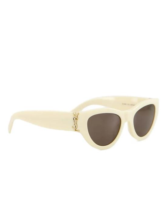 25FW 생로랑 선글라스 671762Y9956 9204 IVORY IVORY BLACK - SAINT LAURENT