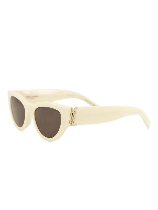 25FW 생로랑 선글라스 671762Y9956 9204 IVORY IVORY BLACK - SAINT LAURENT