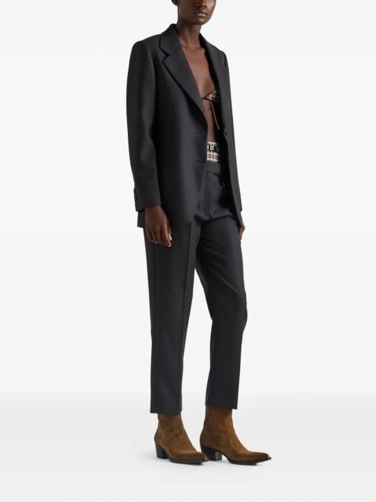 25FW 프라다 스트레이트 팬츠 P267JSOOO170P F0308 ANTRACITE - PRADA