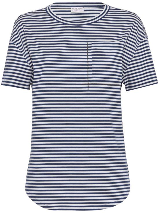 25SS 브루넬로 쿠치넬리 반팔 티셔츠 ML929HA820 C7047