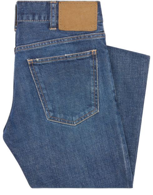  셀린느 스트레이트 팬츠 2N962067S 07DU DARK UNION WASH - CELINE