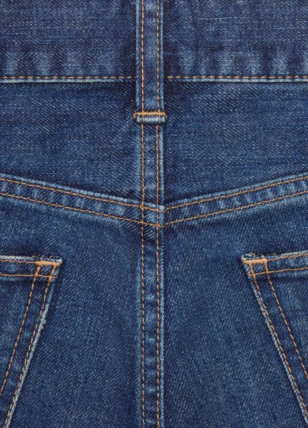  셀린느 스트레이트 팬츠 2N962067S 07DU DARK UNION WASH - CELINE