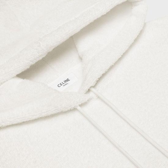  셀린느 후드 티셔츠 2Y37G372Y 01OB OFF WHITE BLACK - CELINE