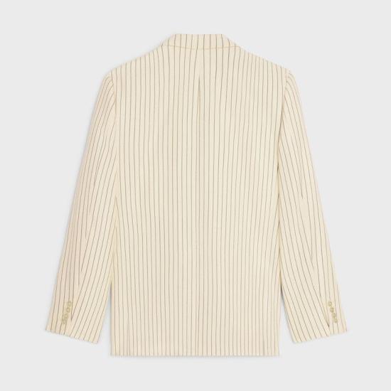  셀린느 자켓 2V54V098N 60EB ECRU BLACK - CELINE