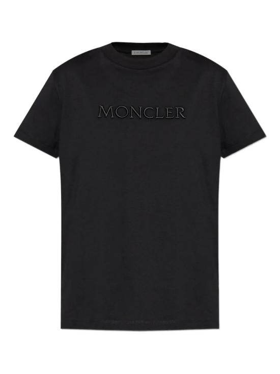 25FW 몽클레어 반팔 티셔츠 K20938C0001289AUO 999 BLACK