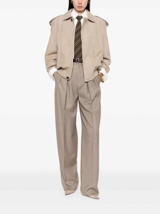 25SS 생로랑 스트레이트 팬츠 824389Y1I25 1506 TAUPE BEIGE - SAINT LAURENT