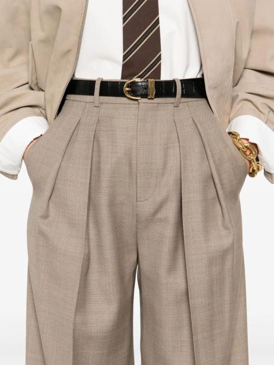 25SS 생로랑 스트레이트 팬츠 824389Y1I25 1506 TAUPE BEIGE - SAINT LAURENT