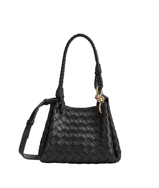 26SS 보테가베네타 스몰 파라슈트 숄더백 796569VCPPT 1019 BLACK M BRASS
