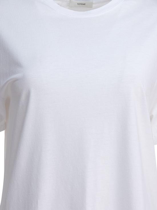 25FW 토템 반팔 티셔츠 252WRT0529FB0419 047 WHITE - TOTEME