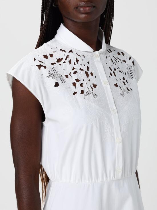 26SS 발렌티노 가라바니 롱 원피스 VAJR59VN 0BO White - VALENTINO GARAVANI