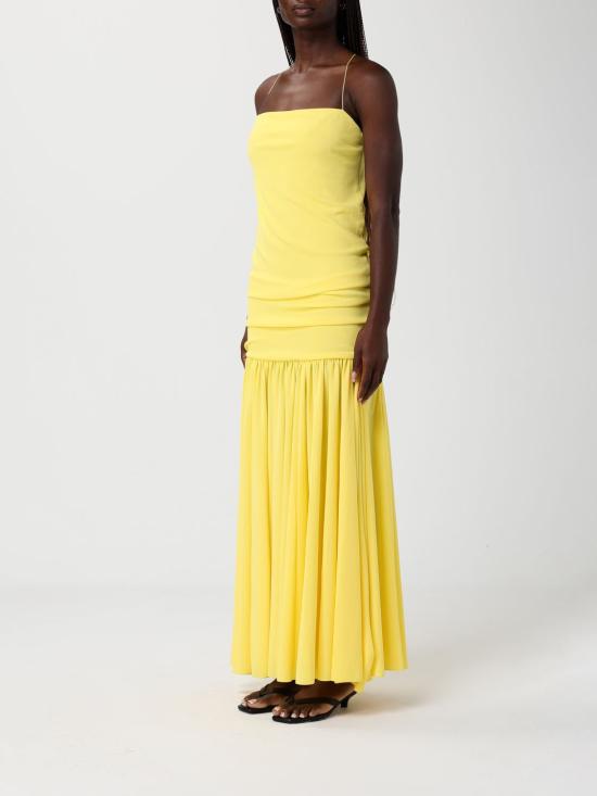 26SS 자크뮈스 롱 원피스 DRW00792AJ00253 250 Yellow - JACQUEMUS
