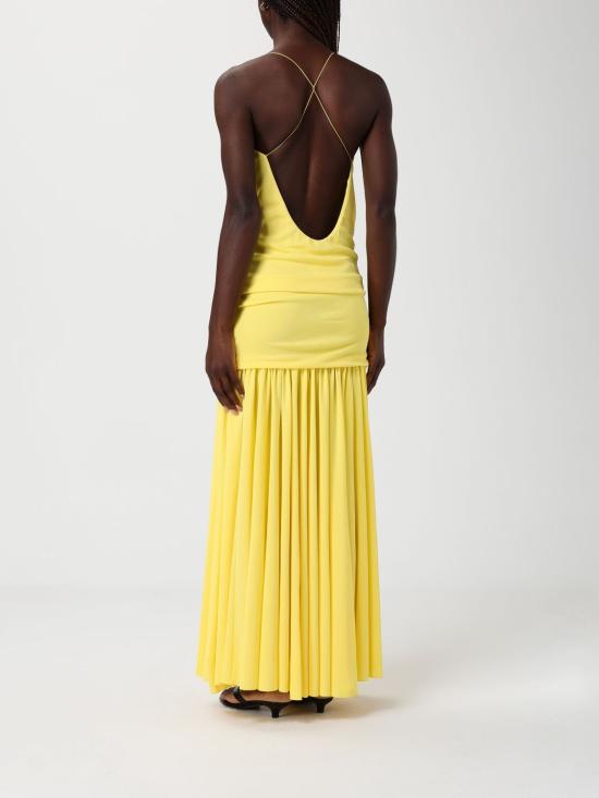 26SS 자크뮈스 롱 원피스 DRW00792AJ00253 250 Yellow - JACQUEMUS