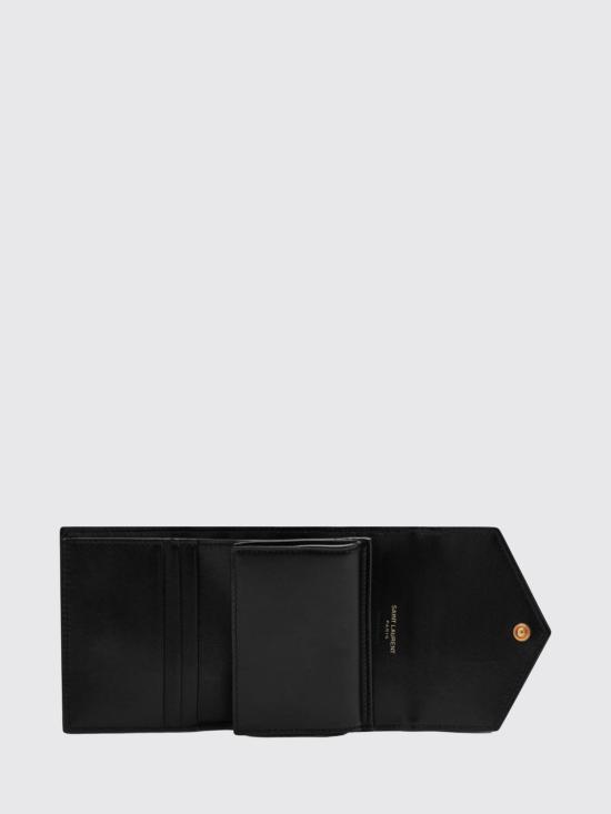 26SS 생로랑 지갑 692061BOW01 1000 Black - SAINT LAURENT